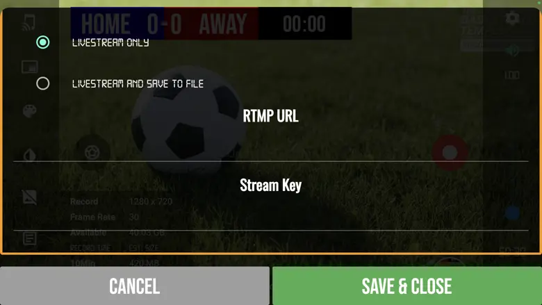 BT Soccer/Football Camera 5.9.5