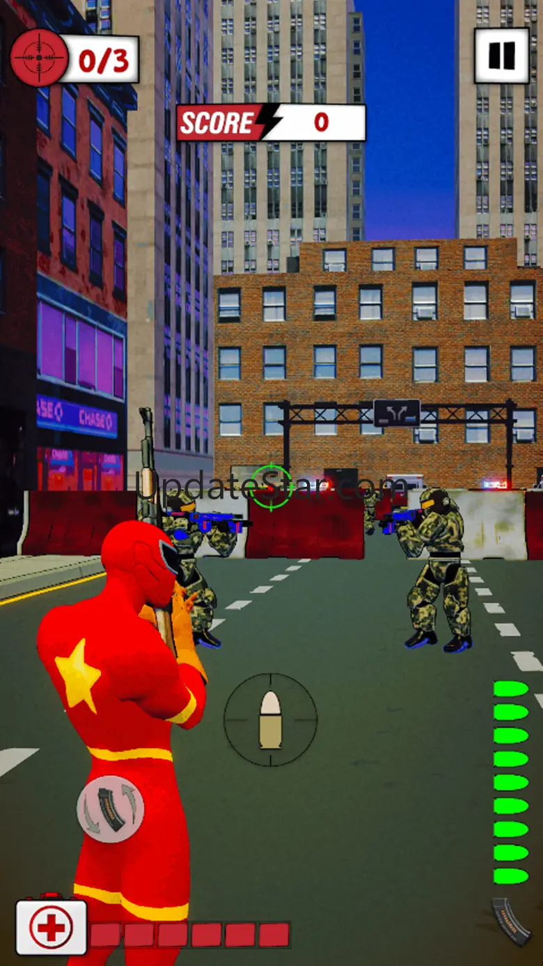 Superhero Run Robot Invasion 1.0