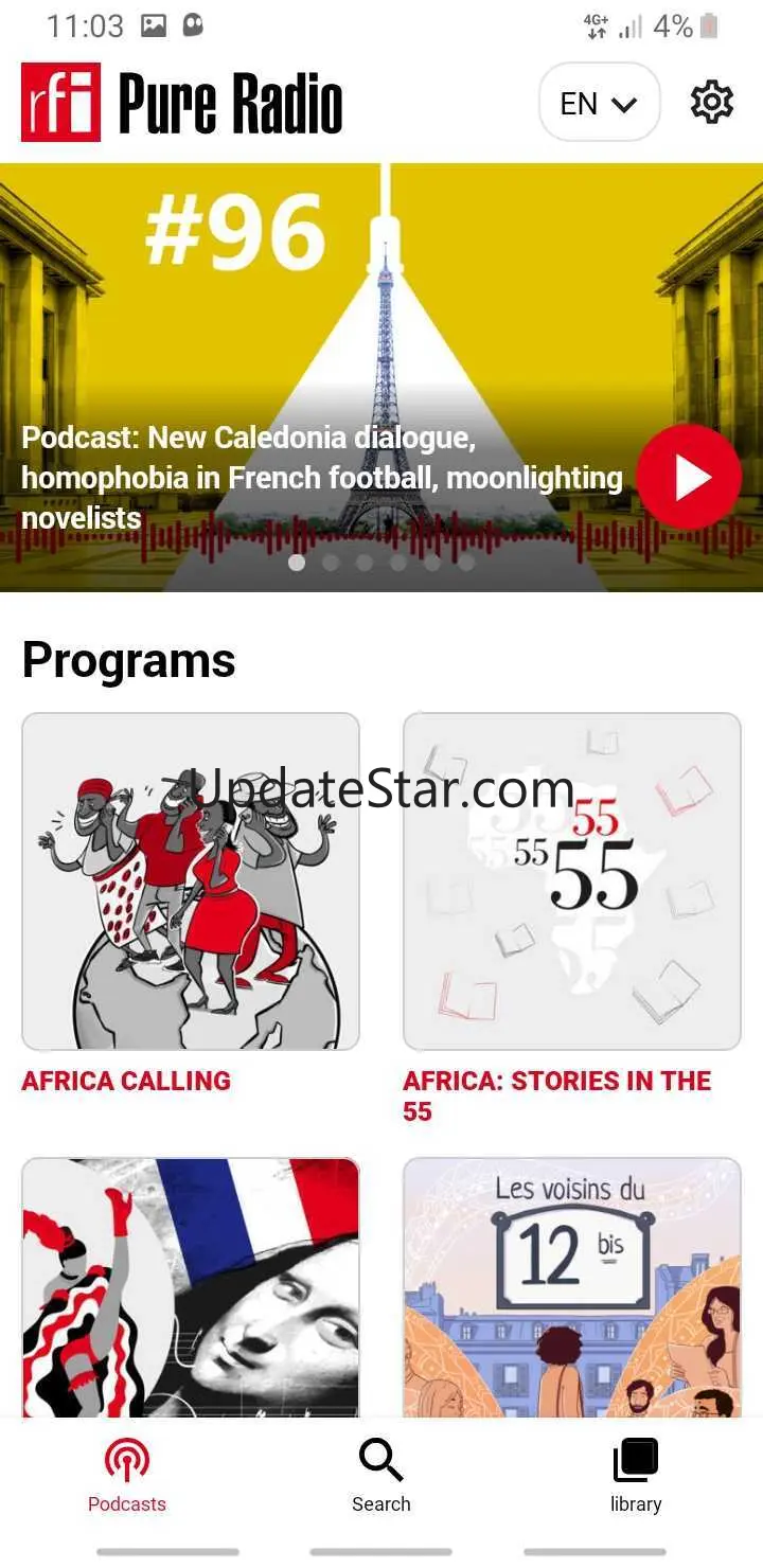 RFI Pure Radio - Podcasts 3.5.6