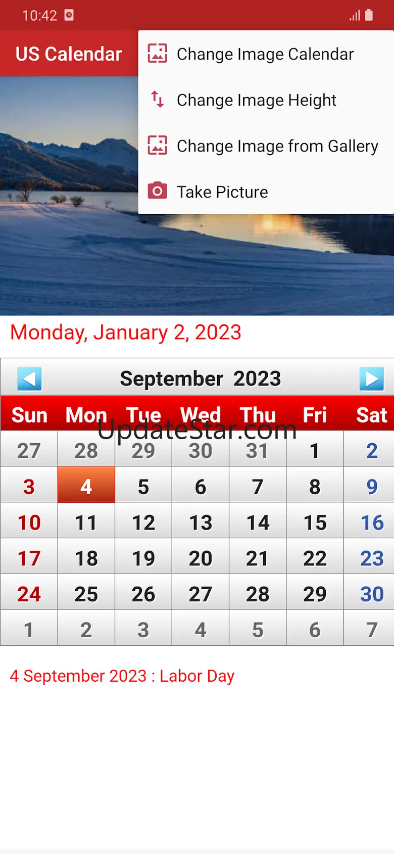 US Calendar 2025 8.0.5
