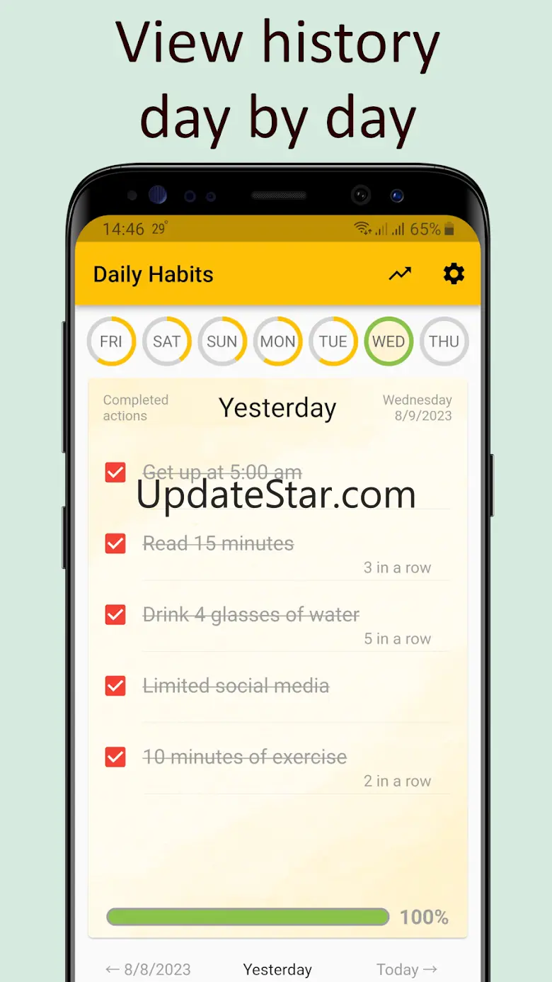 Daily actions tracker 1.0.126