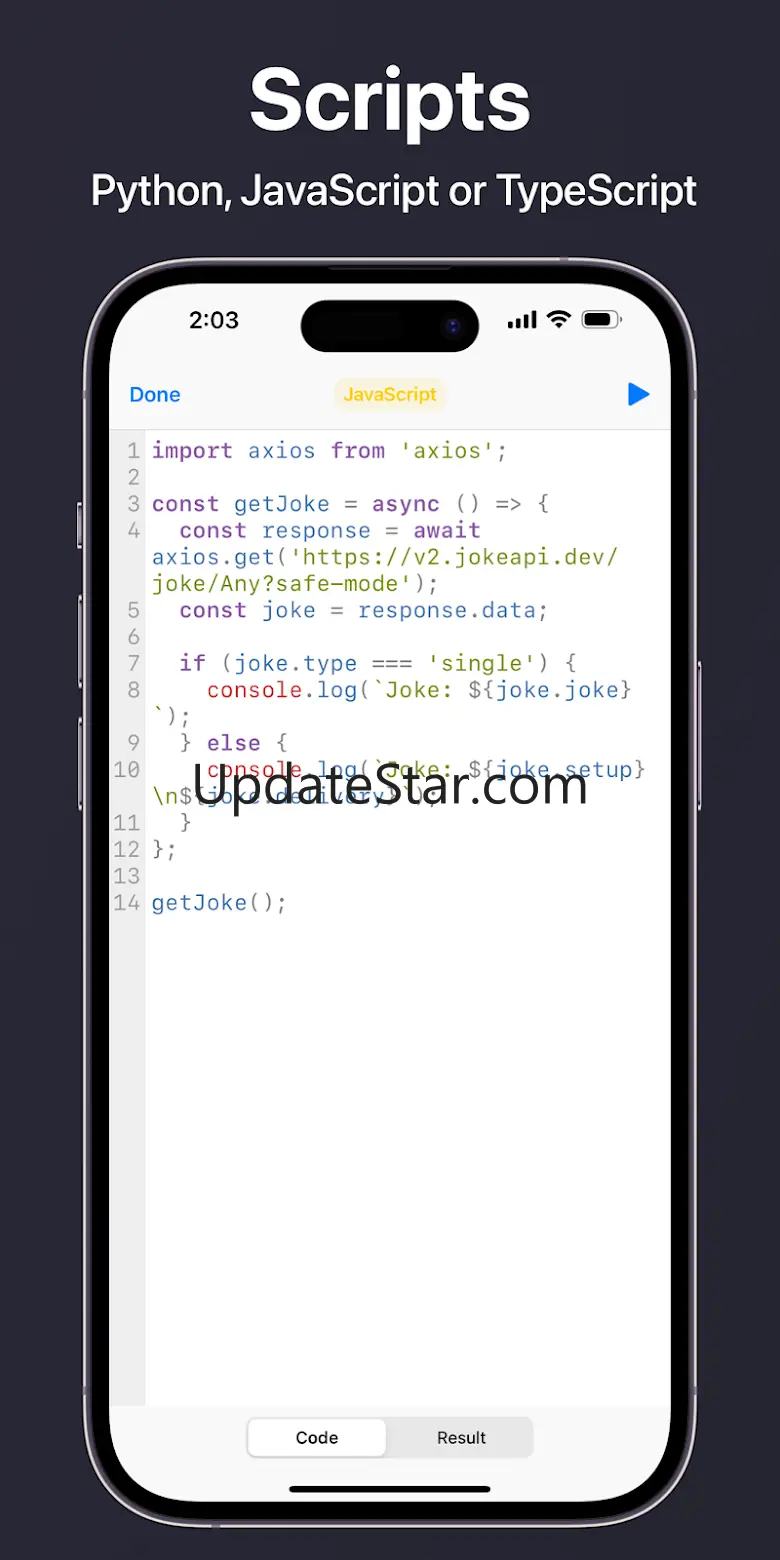 Teste: API, Scripts & Terminal 7.6.1
