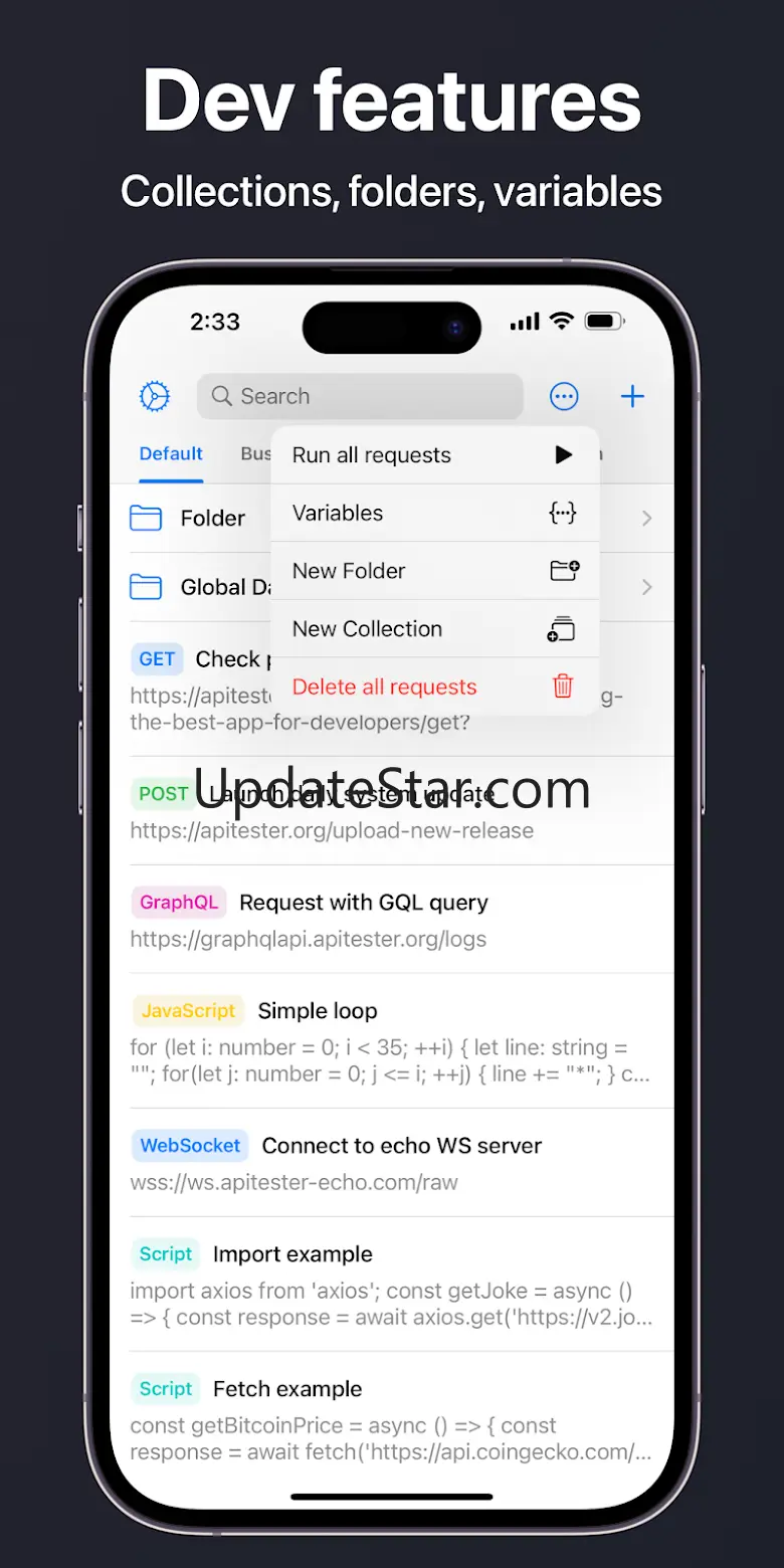 Teste: API, Scripts & Terminal 7.6.1