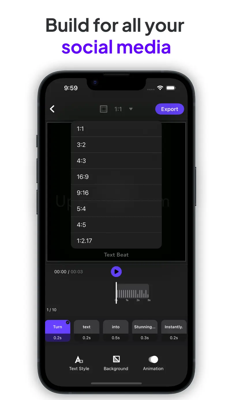 Text Beat: Music Video Maker 1.03