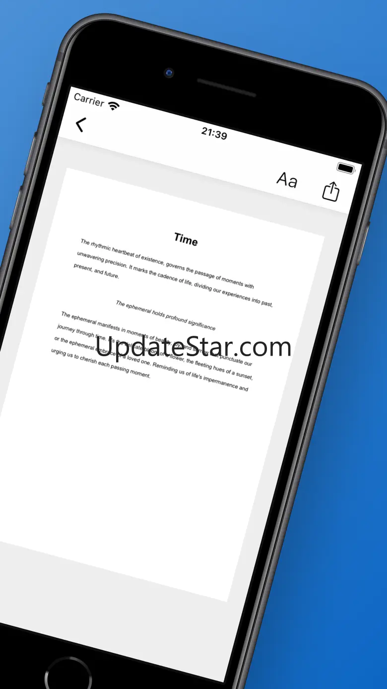 A4: Type, Swipe, Share 1.3