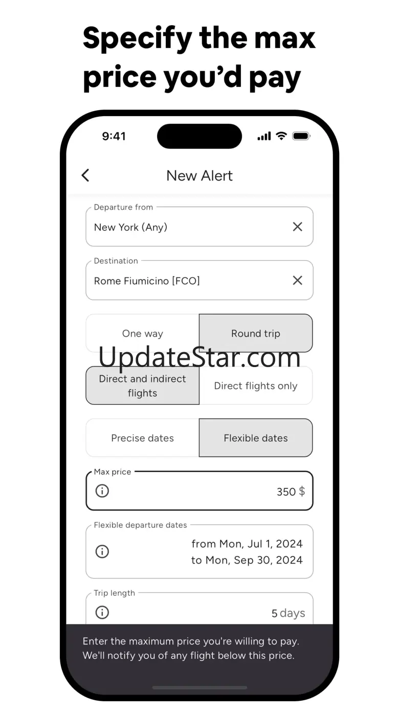 Airfare Alerts: Price Tracker 4.2.4