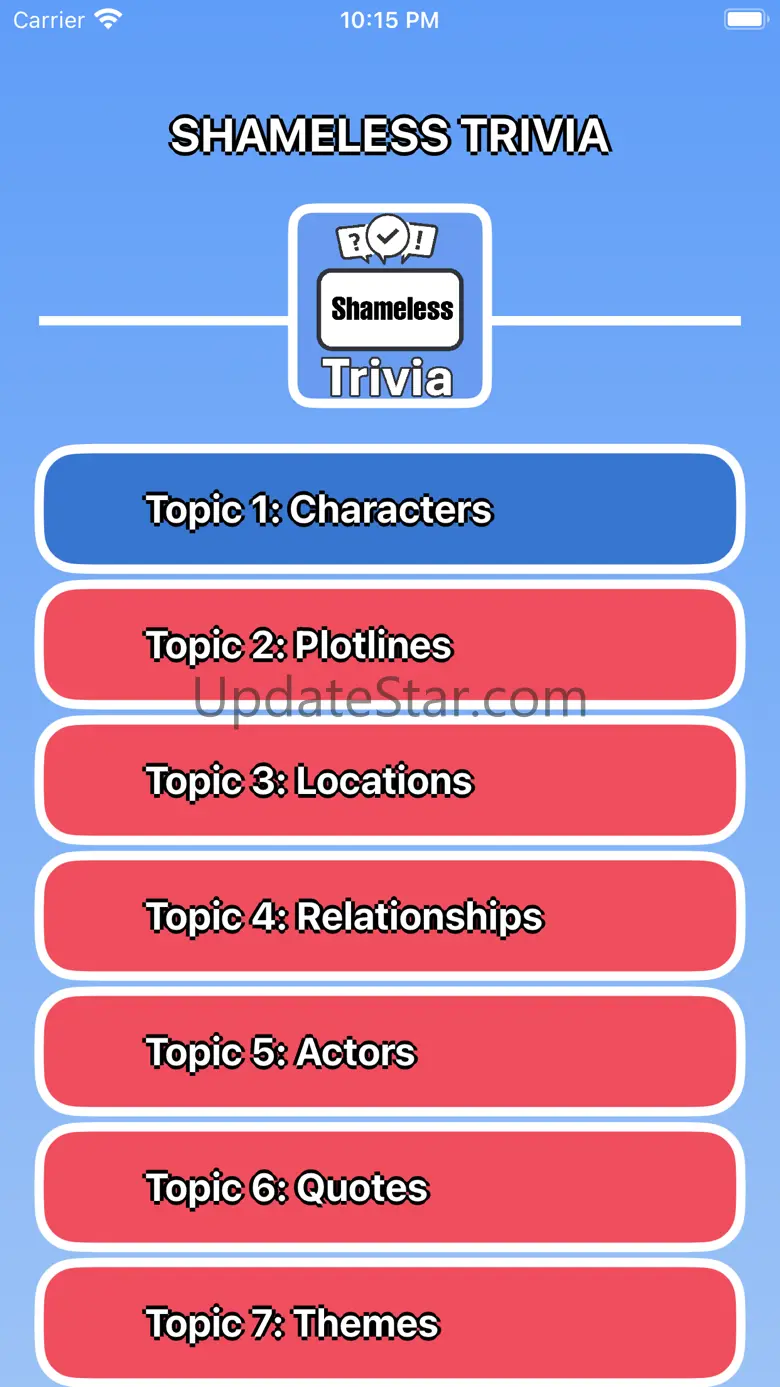Shameless Trivia 1.0