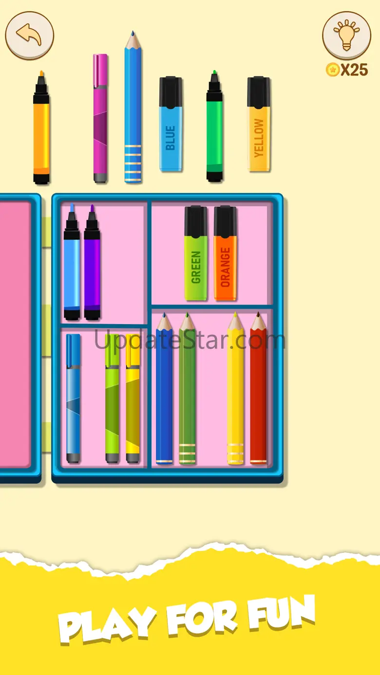 Arrange Right Stationery Sort 3.1