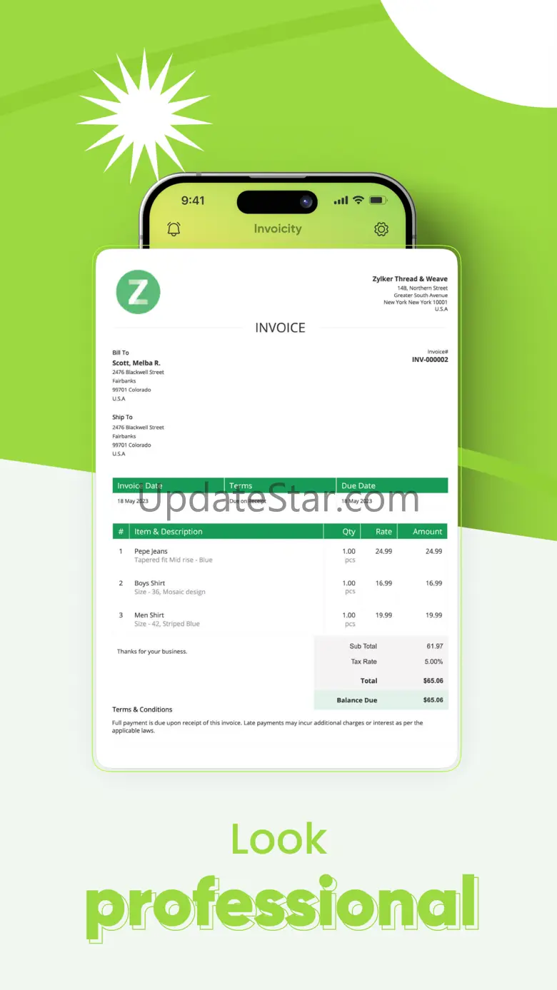 Invoicity: Easy Invoice Maker 1.1.10