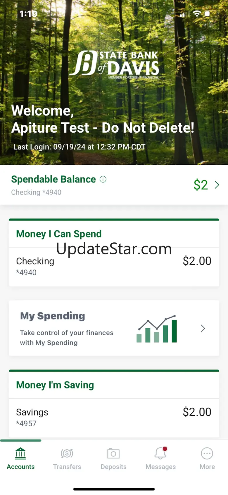 State Bank of Davis - Mobile 7.80.0.14749