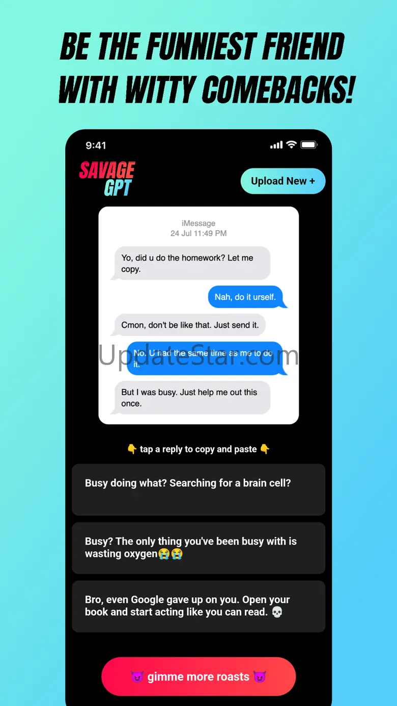 SavageGPT: AI roast assistant 2.0.0