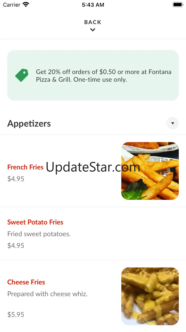 Fontana Pizza & Grill 3.29.0