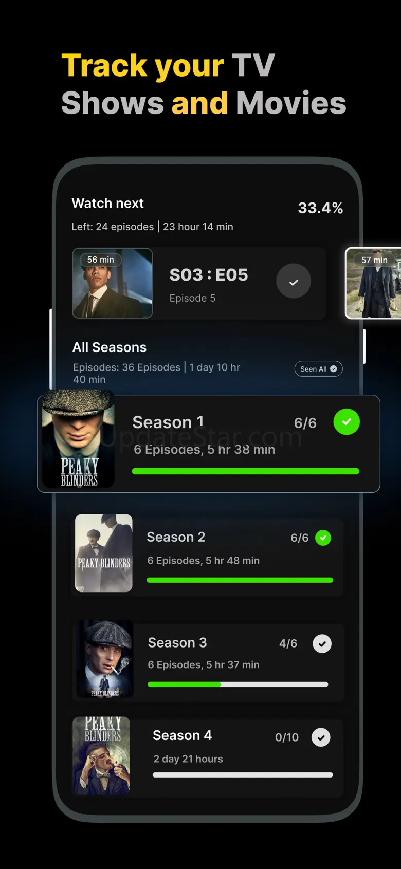 Moviefy: Movie TV Show Tracker 2.3.20