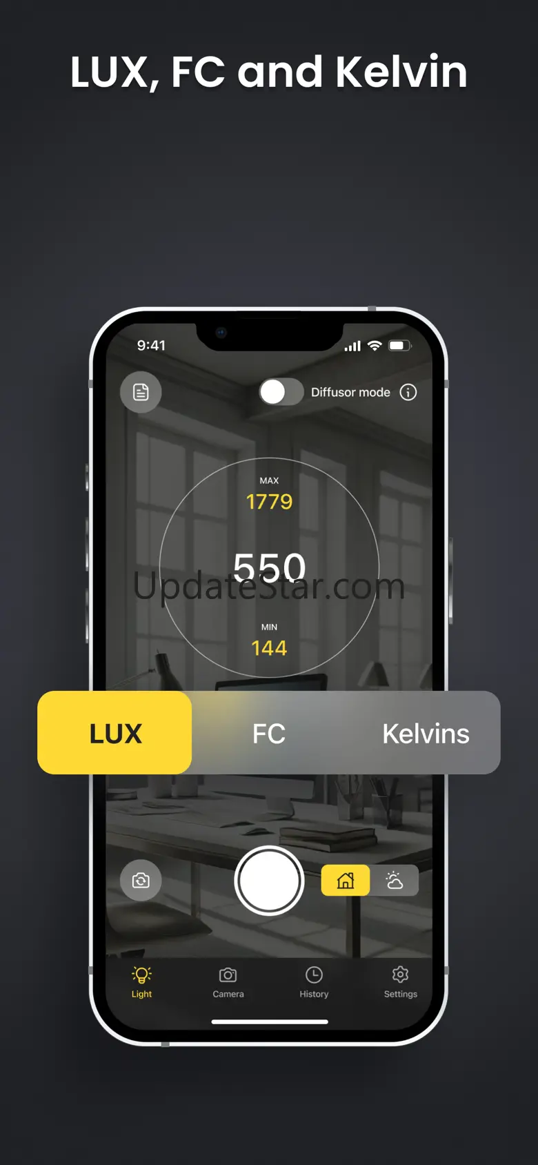 App for Light meter controller 1.1