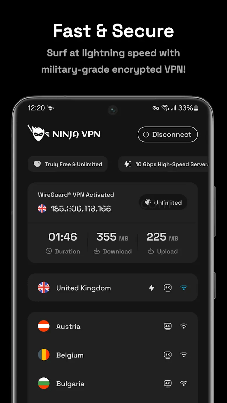 Ninja VPN - Fast & Secure VPN 1.0.16