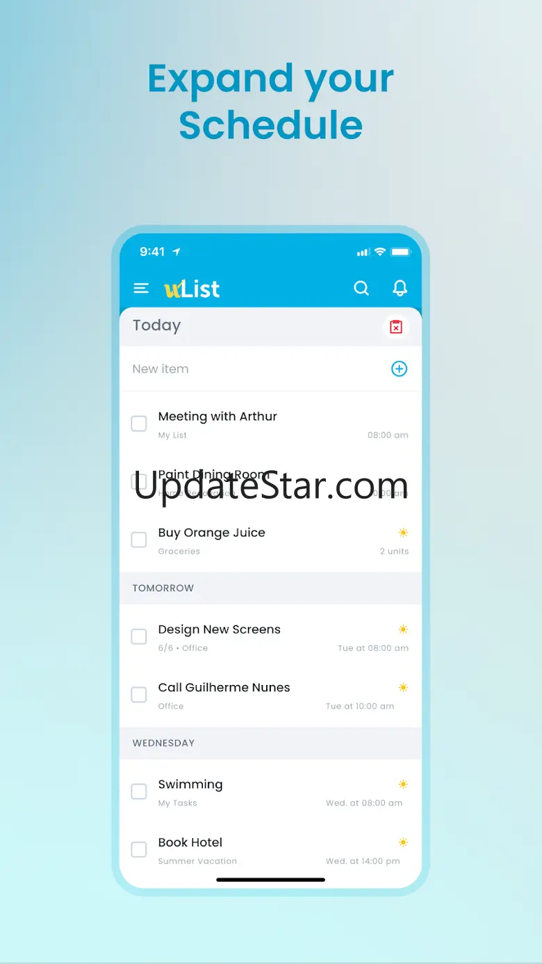 uList - Note, Tasks, Routine 2025.201.02