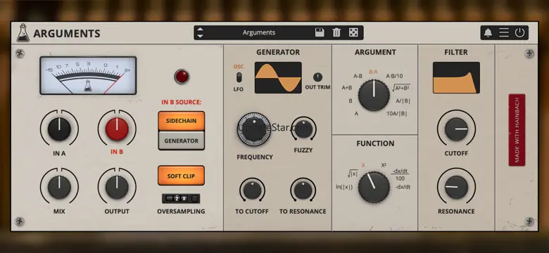 Arguments - Signal Processing 1.0