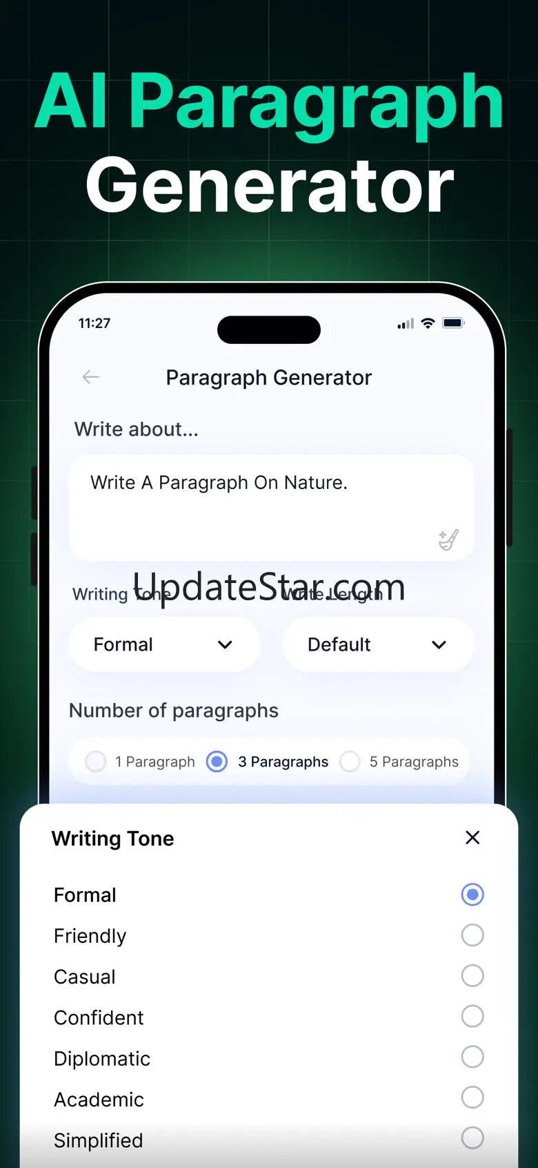 AI Paragraph Generator 1.0.1