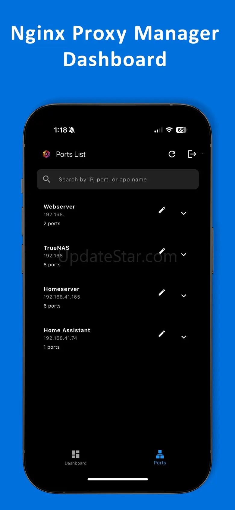 Nginx Mobile Dashboard 1.0.3