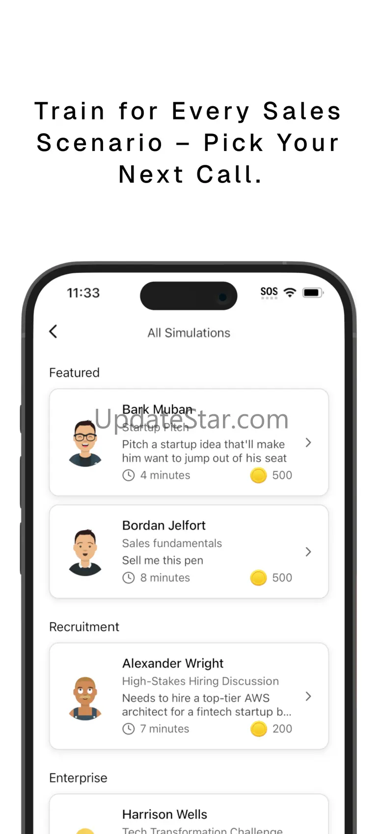 Hustlr: AI Sales Simulator 1.1.1