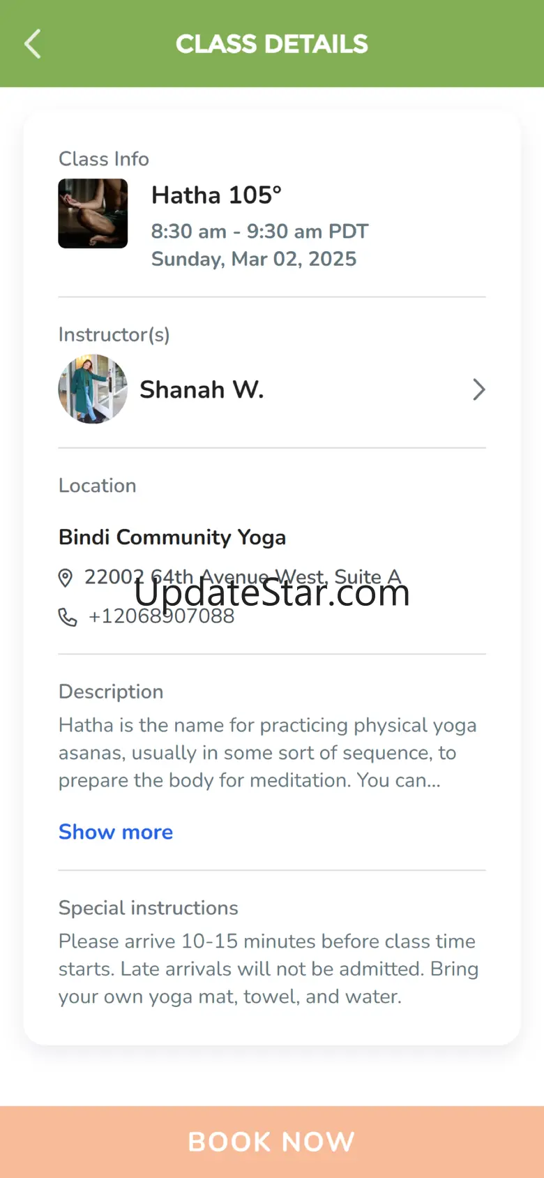 Bindi Community Yoga 1.0
