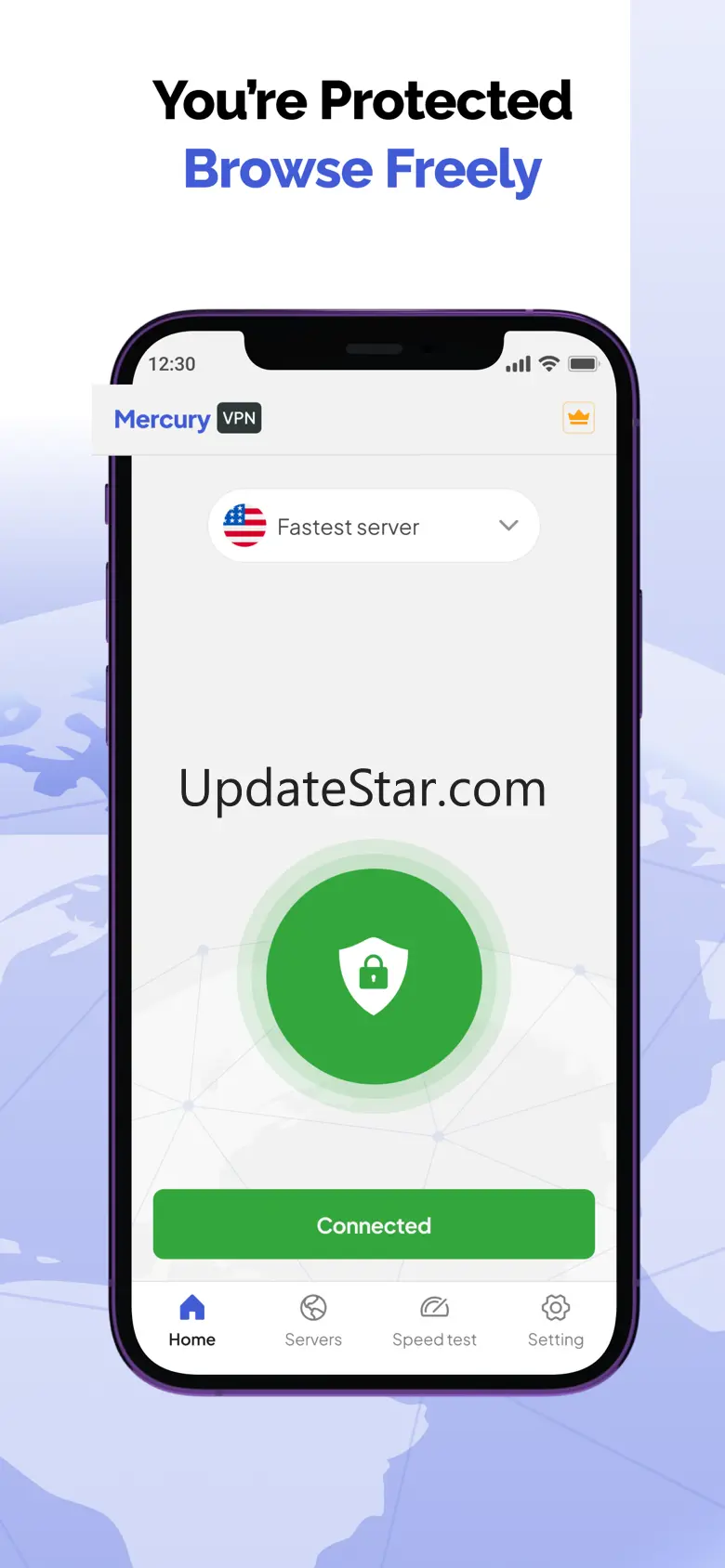 Mercury VPN: Fast Secure VPN 1.5