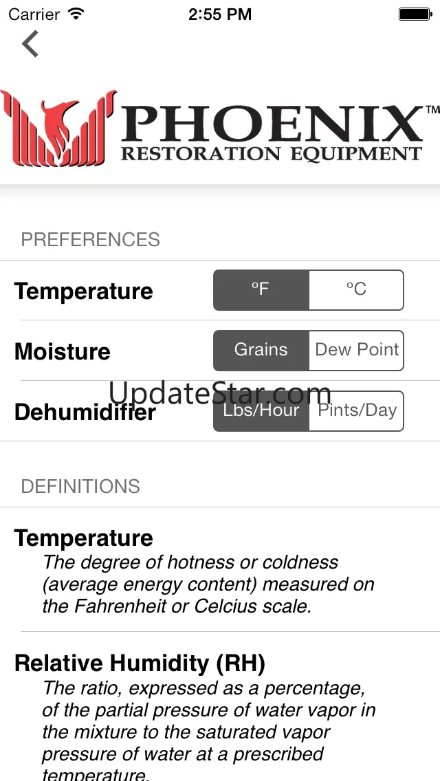 Phoenix Psychrometric Calculator 1.7