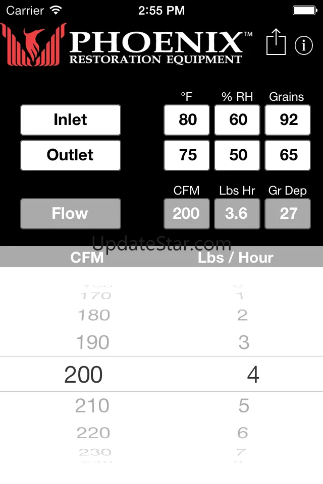 Phoenix Psychrometric Calculator 1.7