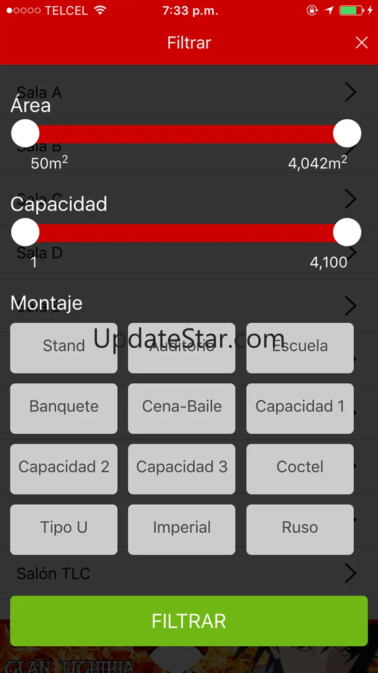 Events in Cintermex 3.8.0