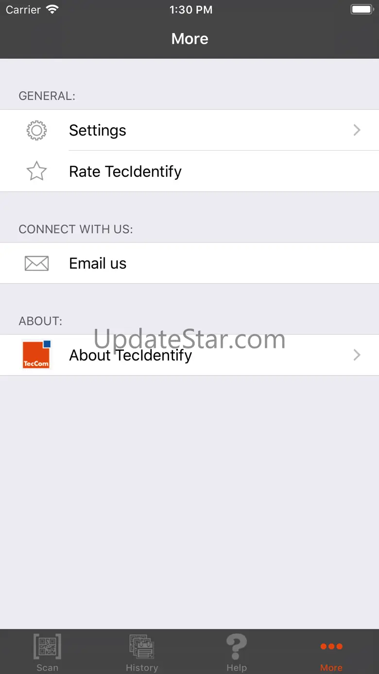 TecIdentify: MAPP Code Scanner 1.2.0