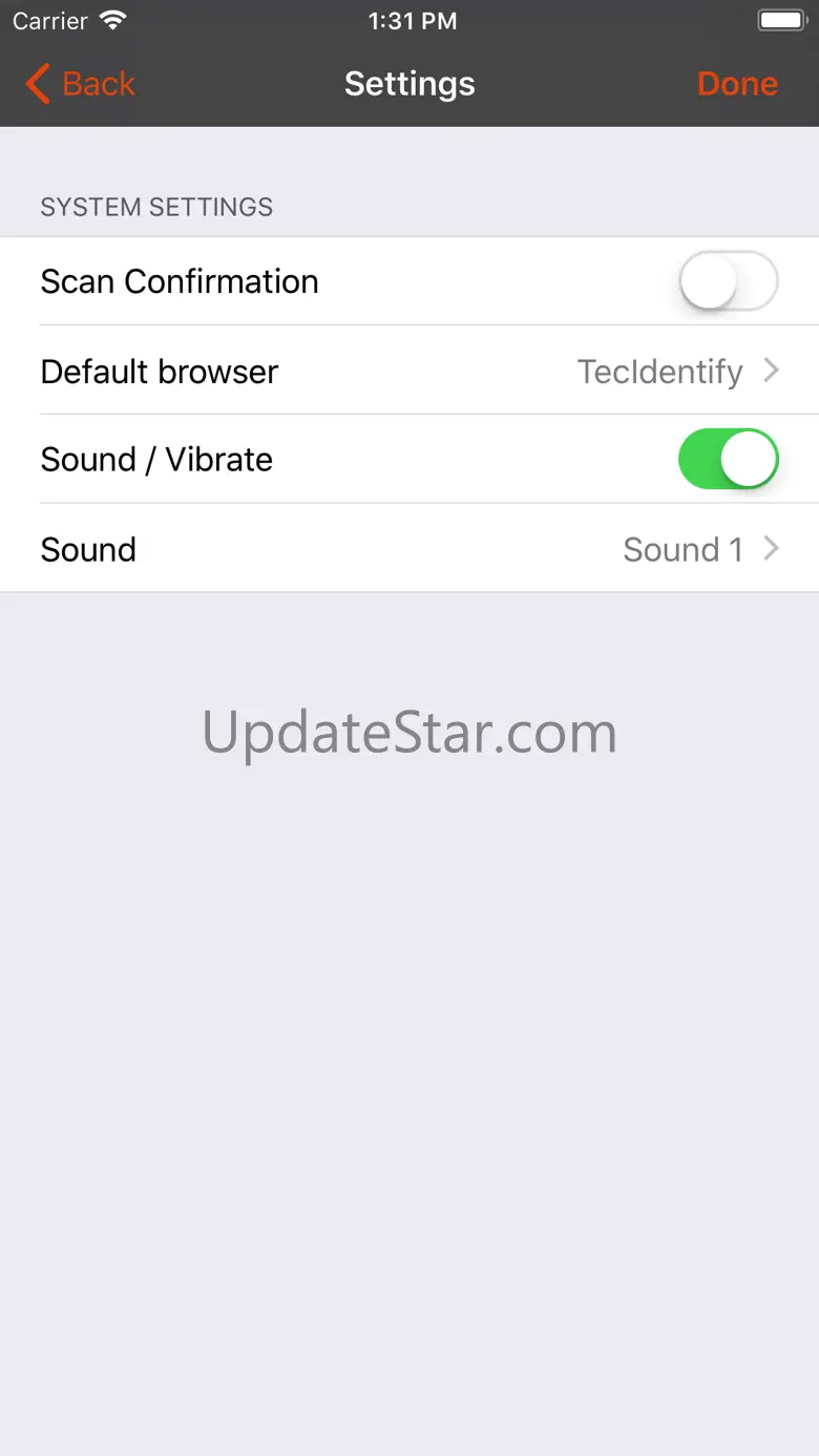 TecIdentify: MAPP Code Scanner 1.2.0