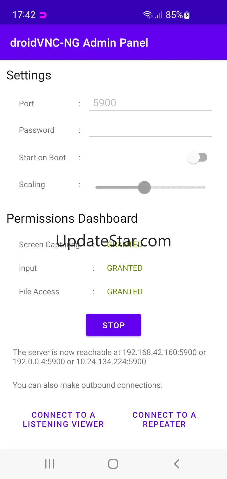 droidVNC-NG VNC Server 2.10.2