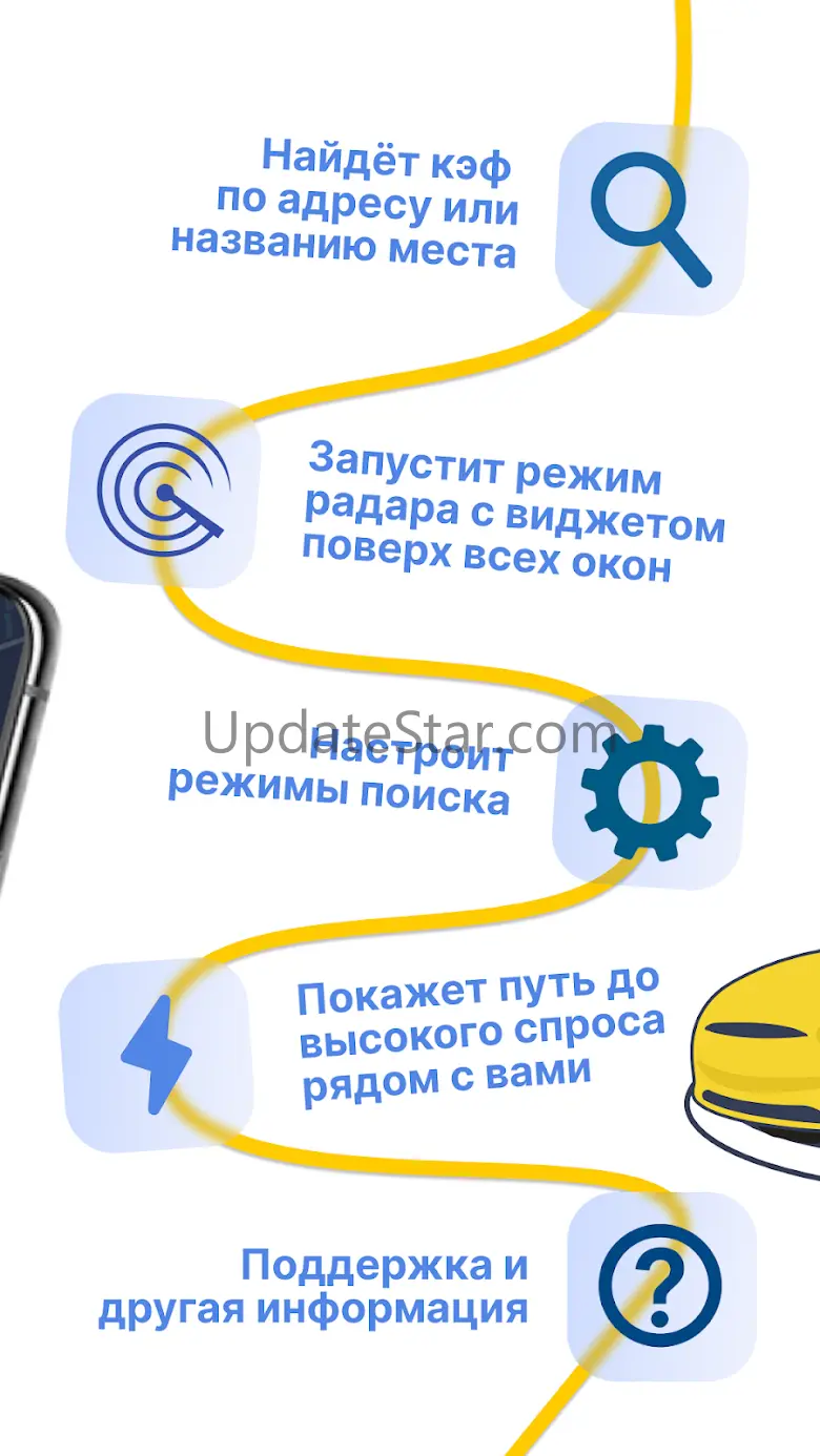 Радар кэфа – для такси Яндекса 1.0.9