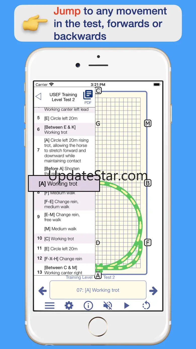 USDF Dressage TestPro 10.93