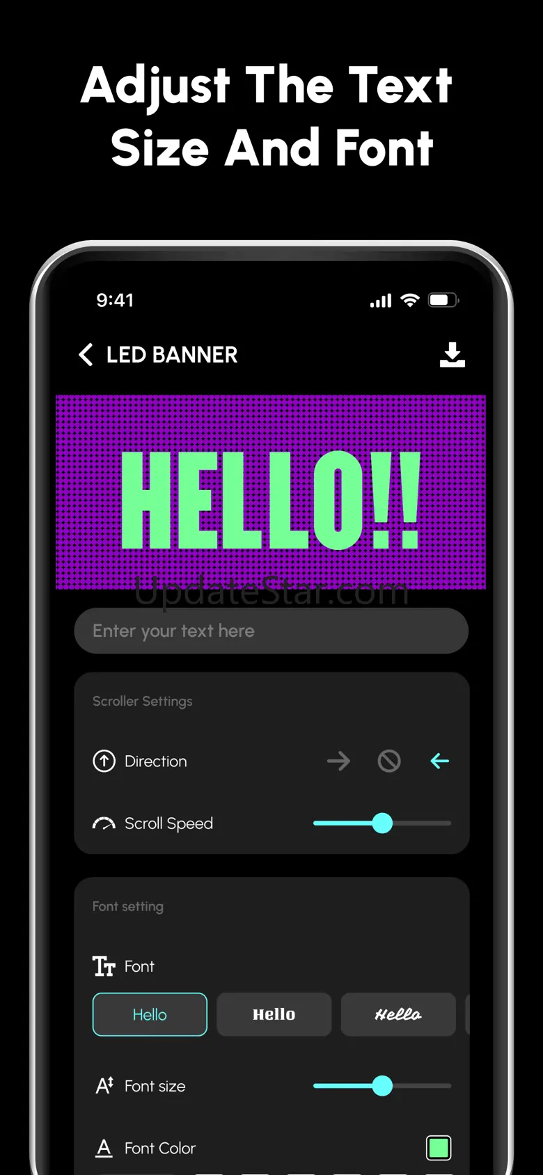 LED Banner - Digital Led Text 1.0.5