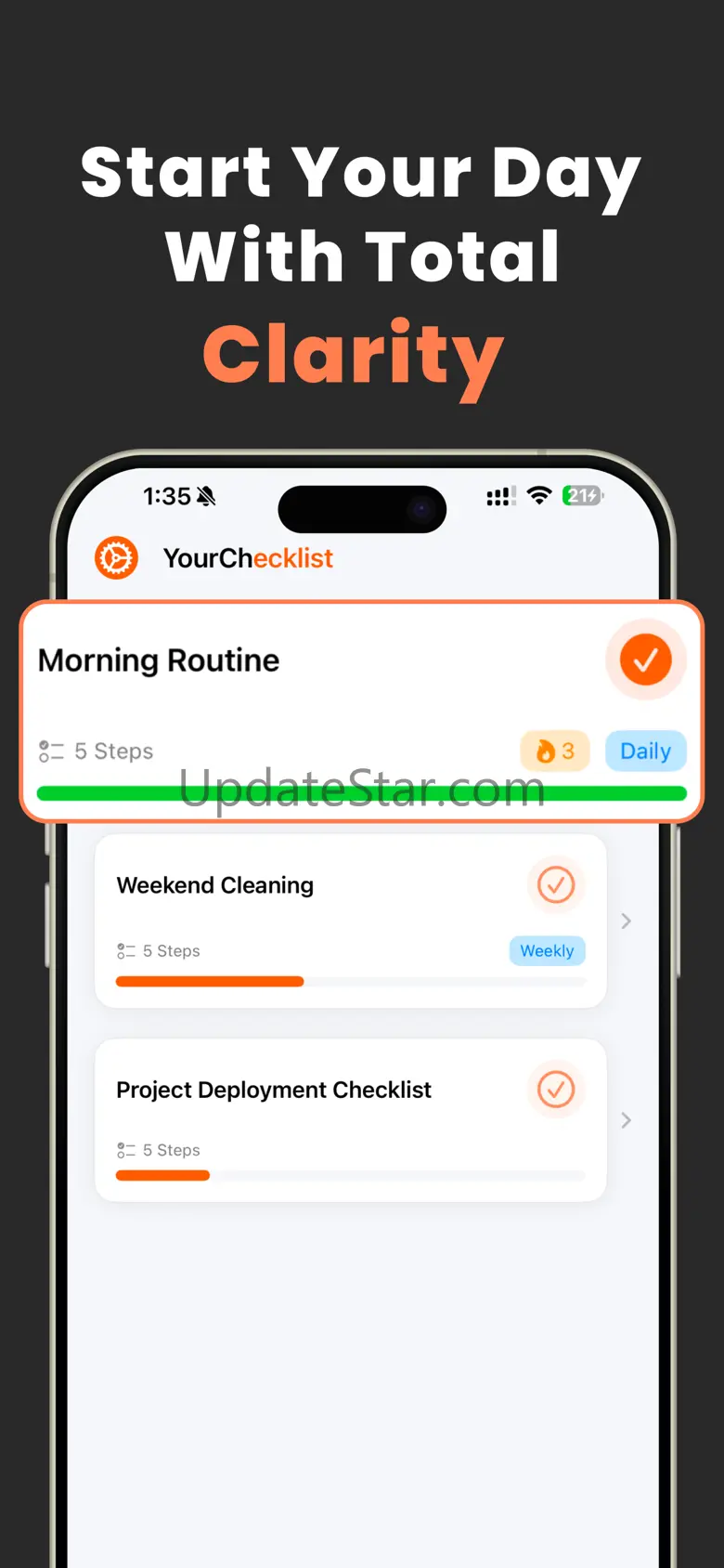 Daily Checklist · To Do List 1.0.3