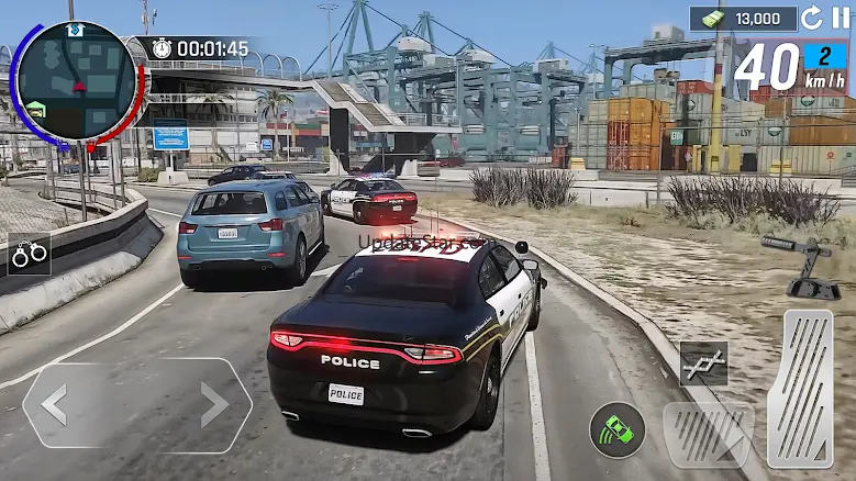 US Police Car Chase Driving 3D