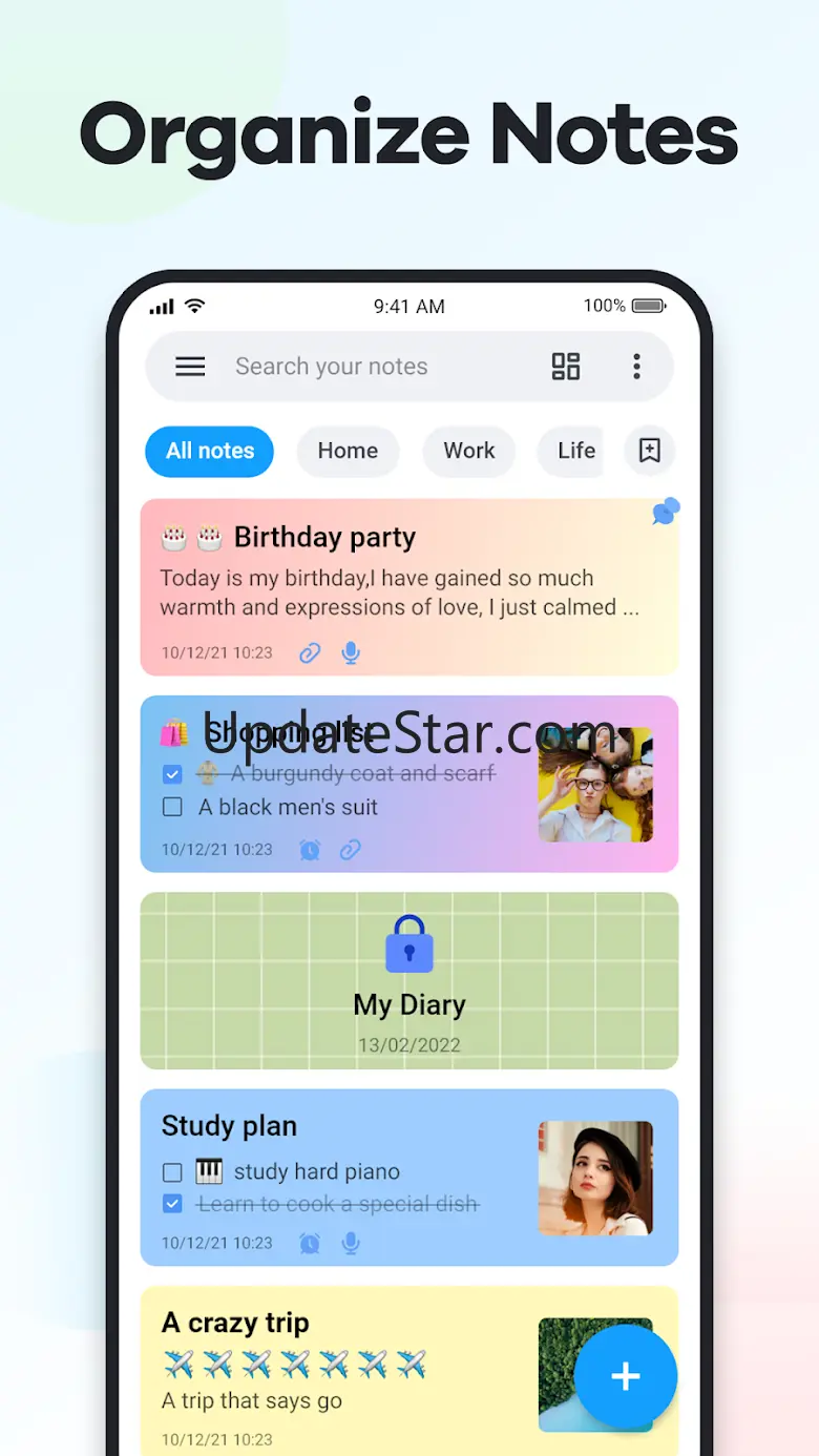 Notes: Easy Notebook, Notepad