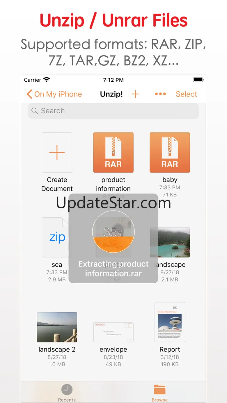 EasyUnzip - ZIP RAR Unarchiver 2.1
