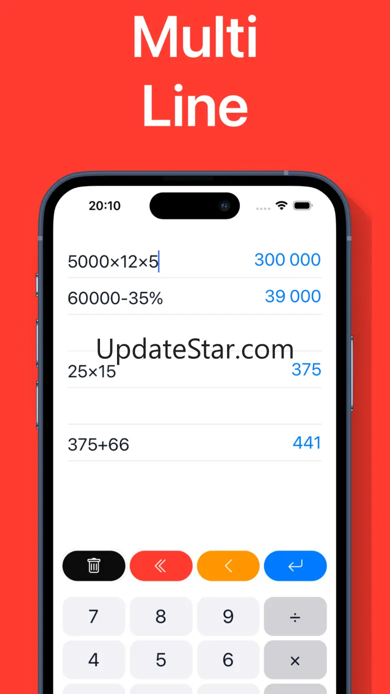 Calc: Multiline calculator 1.2.4
