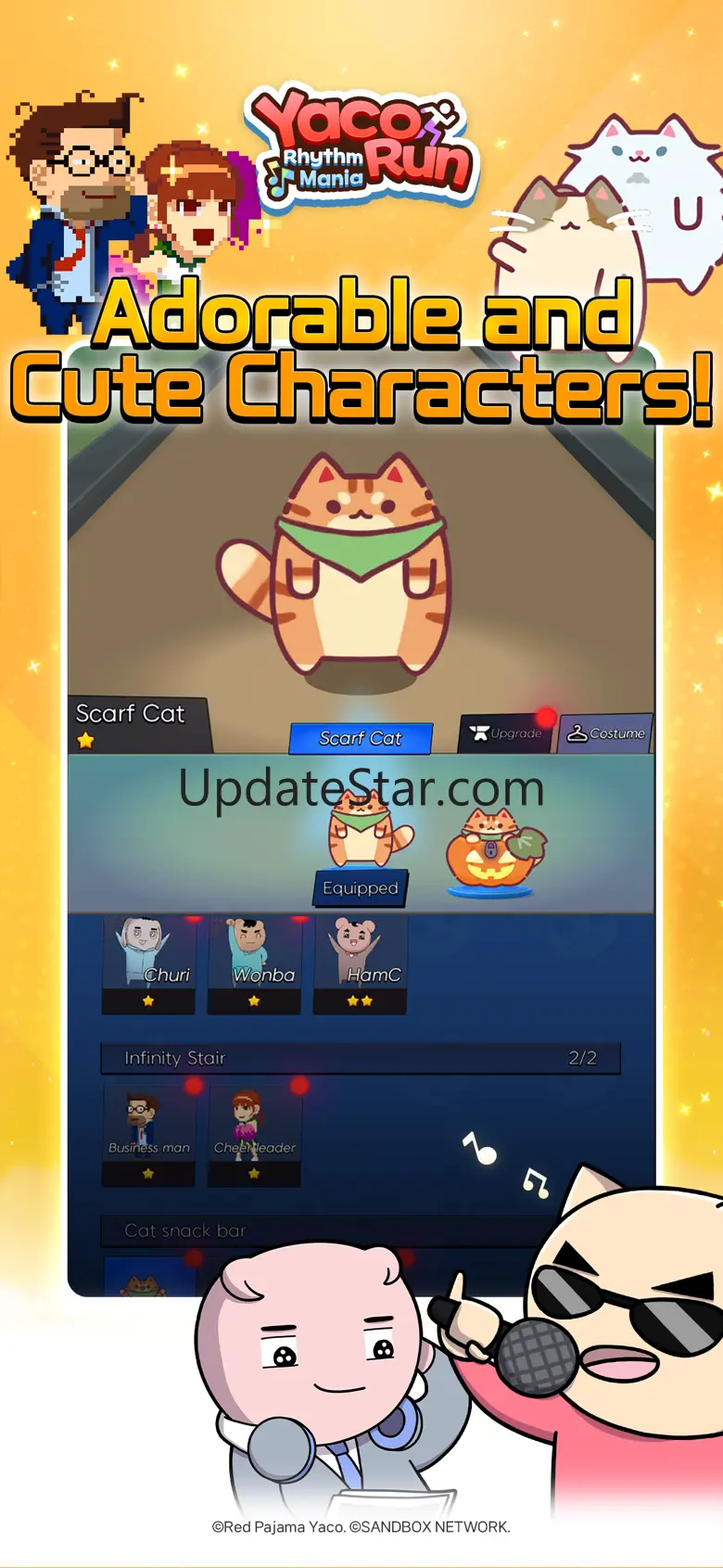 Yaco Run Rhythm - Cat SnackBar 1.0.310