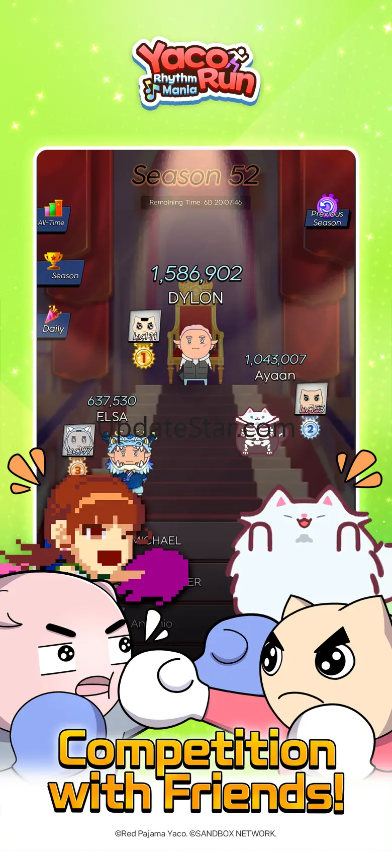 Yaco Run Rhythm - Cat SnackBar 1.0.310