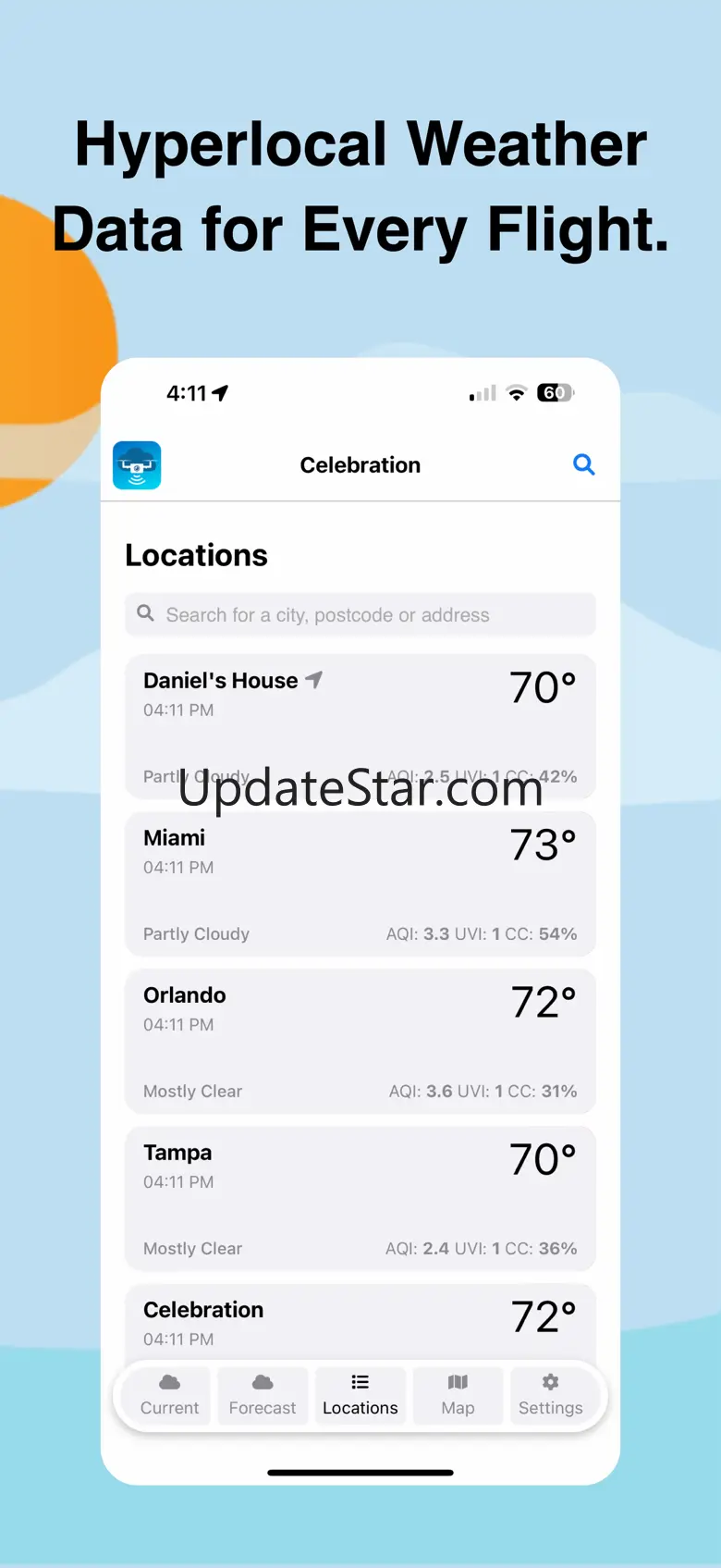 UAV Weather Forecast Drones 1.0.0