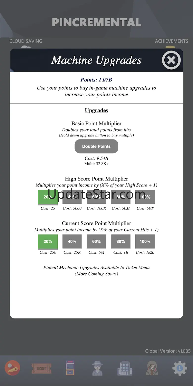 Pincremental 1.07.20
