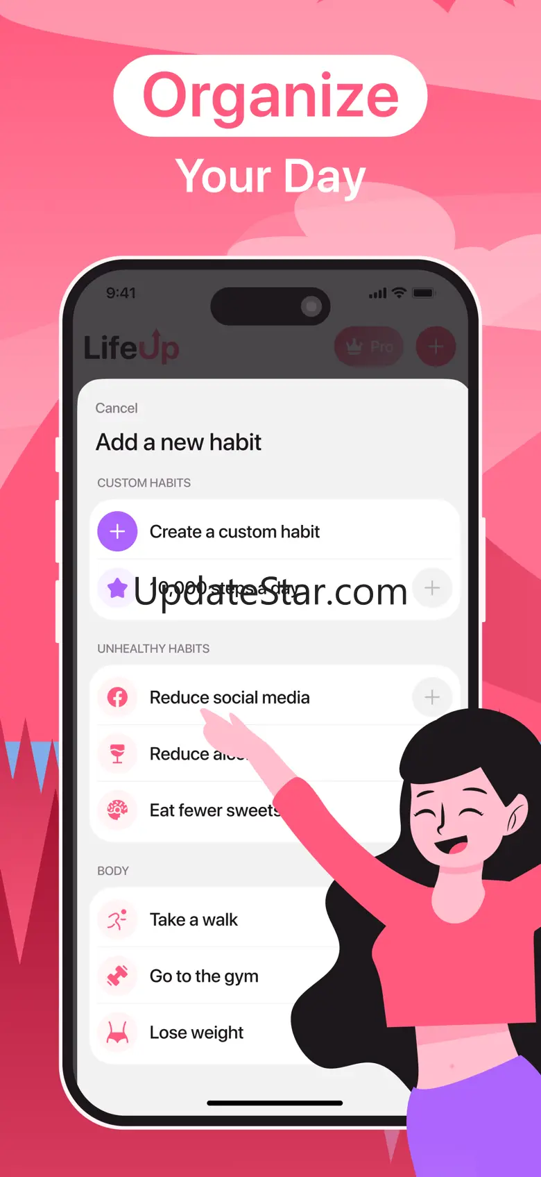 Daily Habit Tracker by LifeUp 1.8