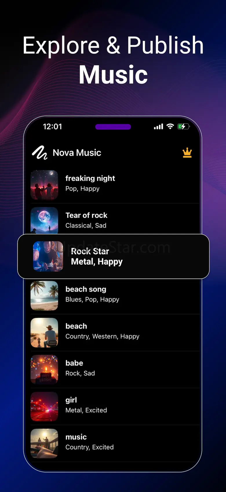 AI Song Generator - Nova Music 1.0
