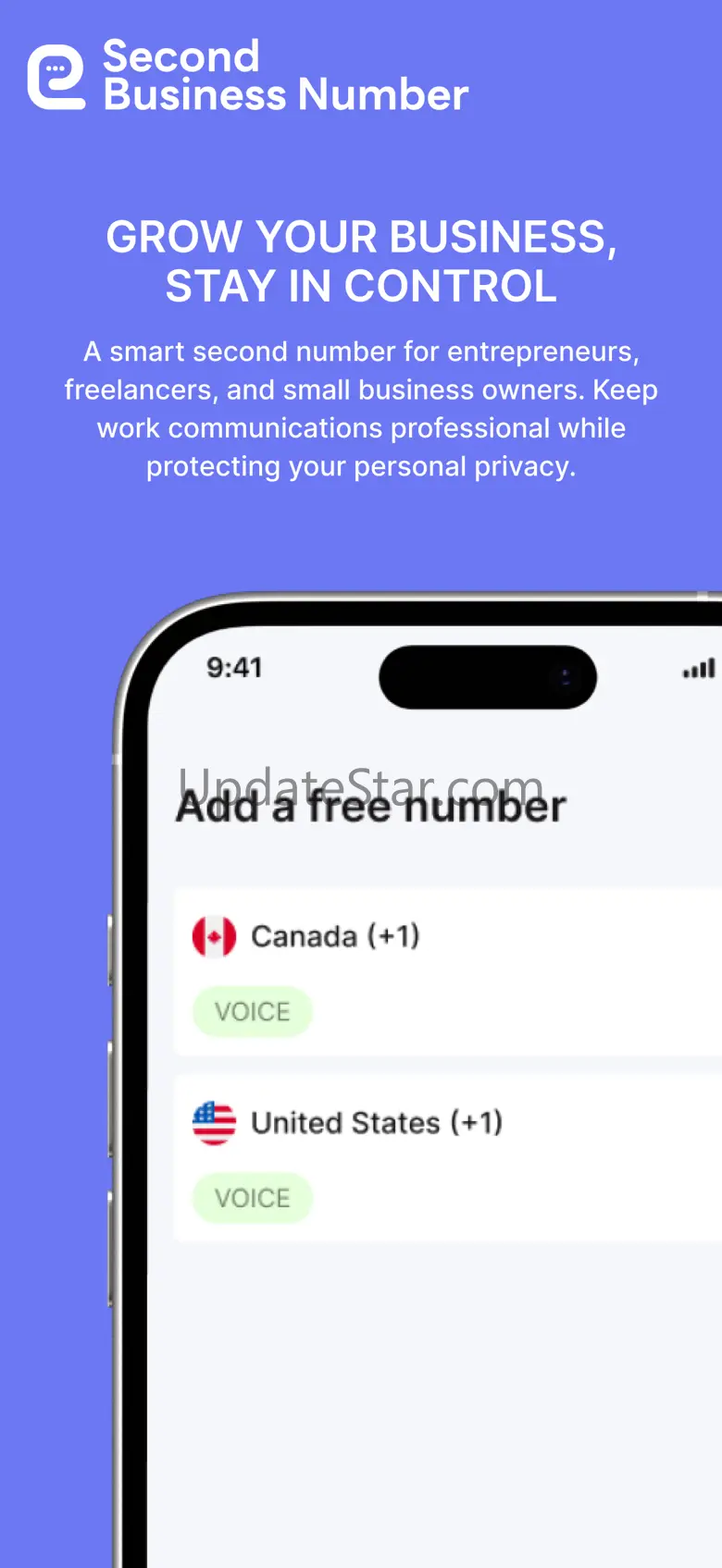 US 2nd Call & Text Number Line 1.2.3