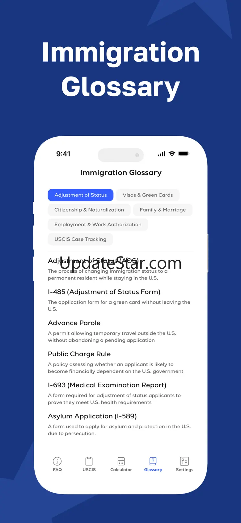 Case Tracker USCIS: Status NVC 1.0
