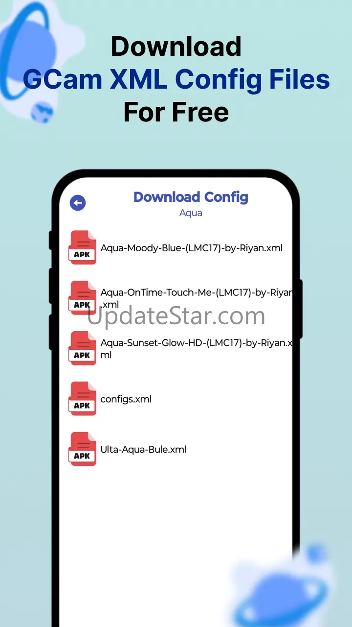 XML Config For Camera App 4.8