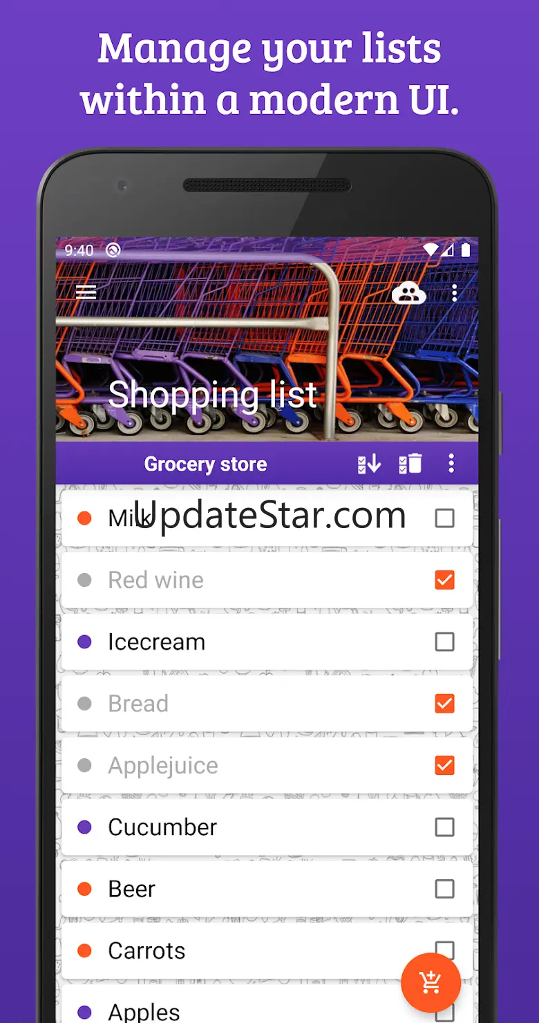 Shopping list (shareable) 3.3.5